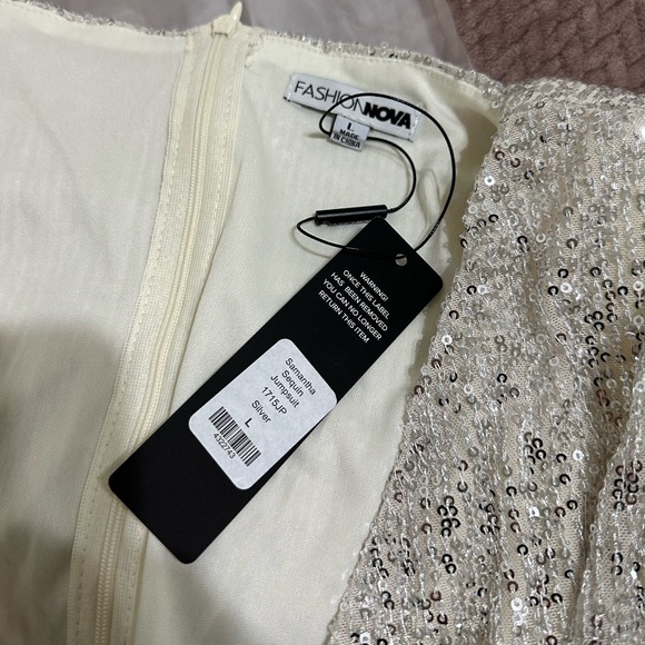 NWT!! Sequin Jumpsuit | Fashion Nova - Picture 6 of 6